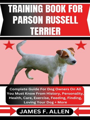 cover image of TRAINING BOOK FOR PARSON RUSSELL TERRIER